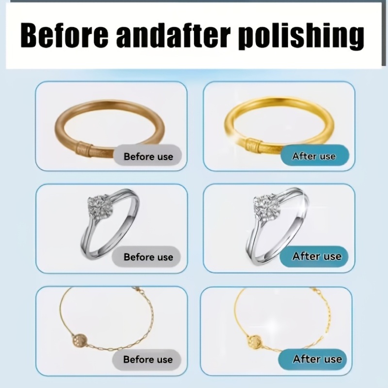 10pcs Jewellery Care Polishing Tablets
